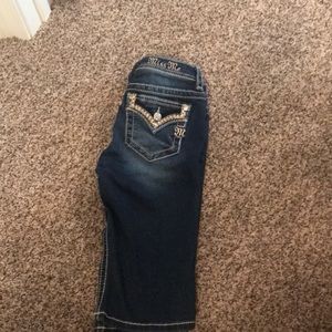 Girls MISS ME denim Bermuda shorts